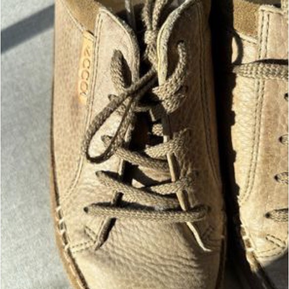 Ecco Taupe Comfortable Sneakers, Women's Size 6 - Picture 4 of 5